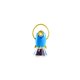 thumbnail image 2 of Dispositivo de plástico para contar cuentos | Luz nocturna de proyección infantil con imágenes giratorias | Proyector de cuentos para dormir | Juguete portátil azul y amarillo, 2 of 6