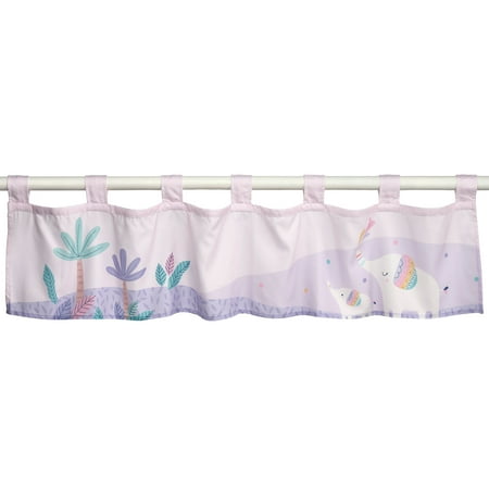 UPC: 0084122015869 | Bedtime Originals Elephant Dreams Nursery/Child Light Pink Window Valance