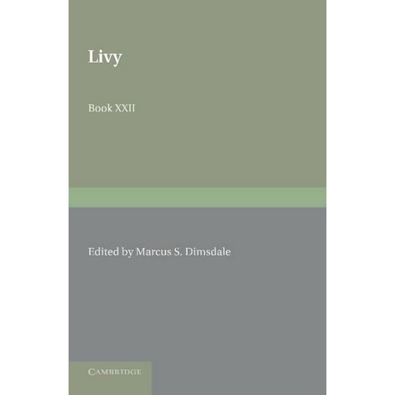 Livy Book XXII, (Paperback)