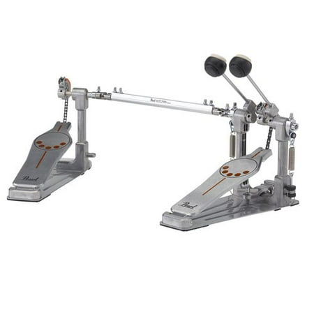 Interchangeable Pearl - Pearl P932 Demonator Single Chain Double Pedal with Interchangeable Cam Powershifter