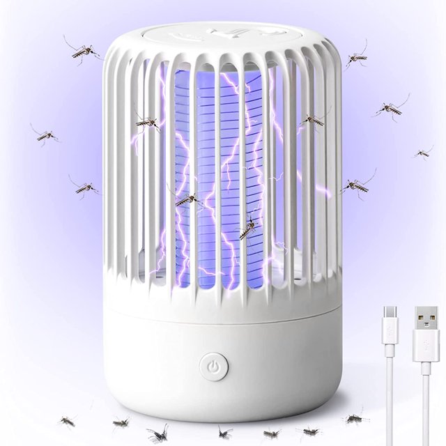 Mata moscas eléctrico Mata mosquitos eléctrico Mata moscas eléctrico Mata moscas eléctrico para interiores Potente Mata moscas USB ER