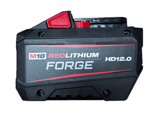 Milwaukee M18 REDLITHIUM FORGE HD12.0 Battery Pack with M12 & M18 Rapid Charger (48-59-1813GB) – 50% More Power, Fast Charging, Longest Battery Life, Gift Box Set