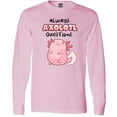 thumbnail image 3 of Inktastic Always Axolotl Questions Cute Curious Axolotl Long Sleeve T-Shirt, 3 of 5