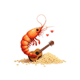 thumbnail image 5 of cartoon Shrimp Theme Stickers, Waterproof Shrimp Theme Sticker for Water Bottle Laptop Phone Cases Planner Skateboard Luggage Helmet Party Favor Decor, Ideal for Adults Teens Teacher Rewards, 5 of 9