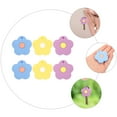 thumbnail image 3 of 6pcs Silicone Flower Key Covers Key Caps Key Covering Caps Key Protectors, 3 of 5