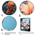 thumbnail image 3 of Designart "Hibiscus love expression II" Floral Floater Framed Canvas Print, 3 of 7