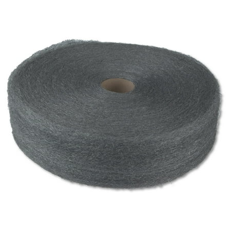 Industrial-Quality Steel Wool Reel, #1 Medium, 5-Lb Reel,