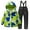 01 Brown, variant on Kids Girls Boys Snowsuit Fleece Lined Winter Warm Toddler Ski Suits 2-Piece Usb Heated Waterproof Hooded Snowboard Jumpsuits