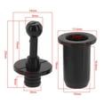 thumbnail image 1 of Bgsha 10 PCS Diy Audio Speaker Buckles Plastic Ball Socket Type Grill Guides Peg Kit, 1 of 9
