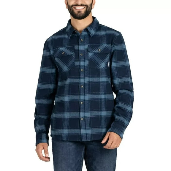 Colorado Clothing Men's Flannel Shirt, Blue, M