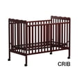 thumbnail image 6 of Euroco 3-in-1 Convertible Crib, Baby Crib with Drawers, Wood and Metal, Natural, 6 of 8