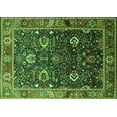 thumbnail image 1 of Ahgly Company Indoor Rectangle Oriental Green Industrial Area Rugs, 5' x 8', 1 of 4