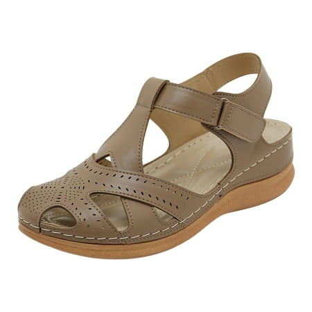 

Cute Girl Sandals Women s Shoes Platform Wedge Sandals Breathable Bohemian Sandals Closed Toe Womens Sandals