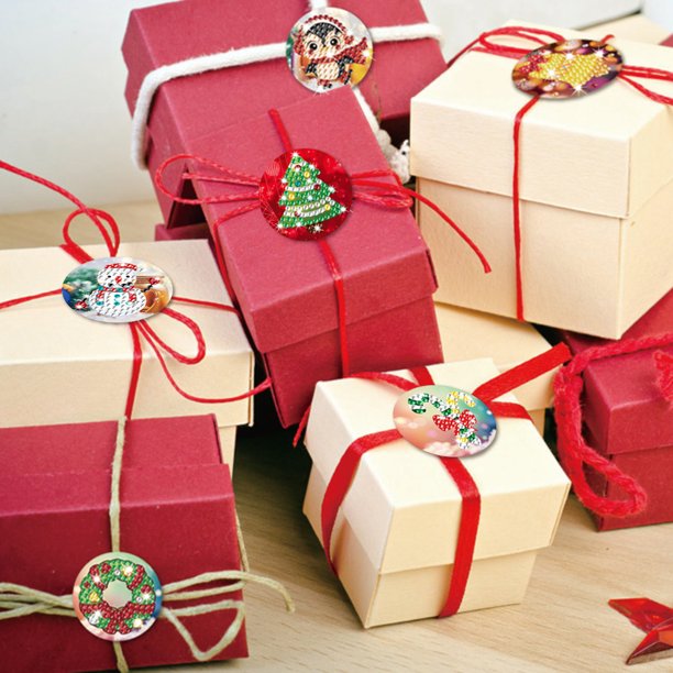 Cuadros Decorativos DIY pegatinas de sellado de Navidad Kits de pintura de diamantes artesanías de diamantes de imitación hechas a mano Ehuebsd Nuevos Originales