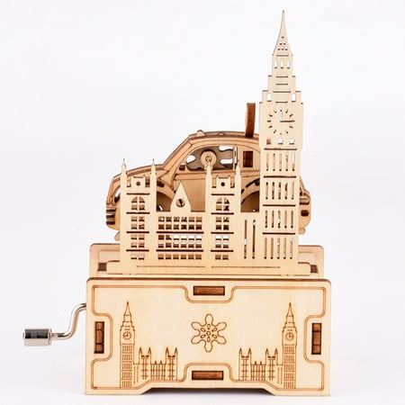

1 Set DIY Music Box Puzzle Wooden Hand Shake Music Box Assembly Model Toy