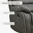 thumbnail image 3 of CHITA for Living Room Manual Rocker Recliners with Adjustable Headrests, Elephant Grey, 3 of 5