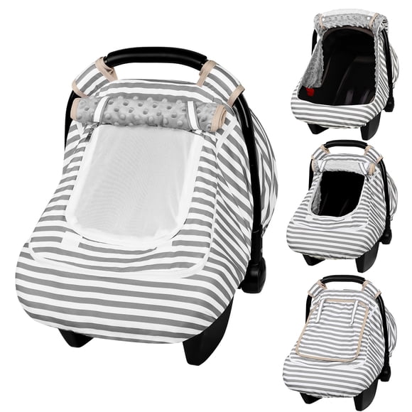 Cubierta para Asiento de Coche GFU Invierno para Bebés Niños y Niñas Gris