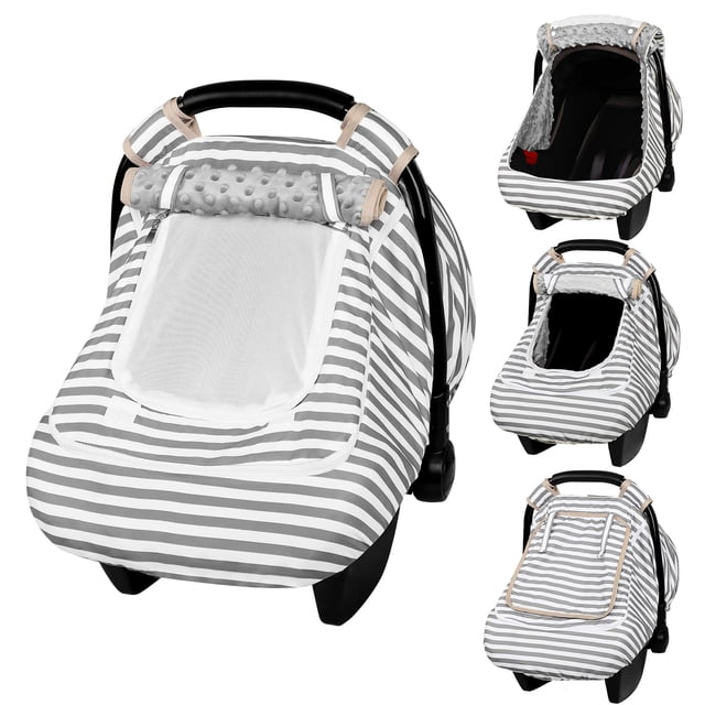 Cubierta para Asiento de Coche GFU Invierno para Bebés Niños y Niñas Gris