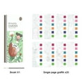 thumbnail image 1 of Gouache Graffiti Picture Book Color Filling Picture Book Graffiti Pocket Watercolor Book, 1 of 2