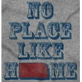 thumbnail image 2 of No Place Home Heart Land State Kansas Unisex Plus Fleece Graphic Hoodie Brisco Brands 2X, 2 of 5