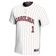 thumbnail image 2 of Youth GameDay Greats #1 White South Carolina Gamecocks Lightweight Softball Jersey, 2 of 4