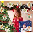 thumbnail image 1 of Ganfancp Árbol de Navidad Set de Colgantes Copo de Nieve Luminoso Regalo de Navidad para Niños Set de Adornos Muñeco de Nieve Ofertas Del Día Liquidación 1Pc Árbol de Navidad Light Up Colgante Set, 1 of 7