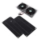 thumbnail image 4 of Ventilador De Escape Solar, Kit De Ventilador De Panel Solar De 100 W Y 12 V, Portátil Respetuoso Con El Medio Ambiente Con Panel Solar Para Invernadero Mgaxyff Otros, 4 of 8
