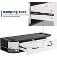 thumbnail image 3 of BarberPub Beauty Locking Wall Mount Styling Station with Mirror Barber Salon Furniture 5012-Mirror, 3 of 7