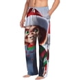 thumbnail image 2 of Sigee Chucky Bj Print Men's Pajama Pants - Soft Lounge Sleep Bottoms with Elastic Waistband and Pockets-Small, 2 of 9