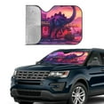 thumbnail image 4 of Bingfone Western Style Dinosaur Car Windshield Sun Shade Protector Keep Your Vehicle Cool Sun Shield Visor Cover Foldable for Car Truck SUV-Small, 4 of 8