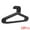 Black, variant on Unique Bargains Plastic Pants Hangers Durable Space Saving Clothes Hangers 10 Pcs White