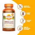 thumbnail image 5 of Sundown Omega 3 6 9, With Flax, Fish and Borage Oils, Supports Heart and Circulatory Health, 200 Softgels (Packaging May Vary), 5 of 8