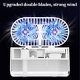 thumbnail image 4 of Bouanq Air Humidifiers with fan,Double Head Spray Air Fan,Mini Air-Conditioner,Night Lighting,Water Supply And Humidification,Intelligent Digital Display Air Cooler, Household Small Fan, 4 of 7