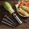 thumbnail image 3 of 4 Pack Vegetable and Fruit Coreer Vegetable Cutter Vegetable and Fruit Coreer Spiral Coreer Fruit Coreer Tool, 3 of 5