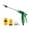 06_Garden Set C: Hose Nozzle + 3 Connectors (Green), variant on Heavy Duty Hose Nozzle, Car Wash Foam Gun Compatible, High Pressure Garden Hose Spray Nozzle, Adjustable Water Hose Nozzle with 10 Patterns for Car, Pet & Yard Cleaning by PALIFEUR
