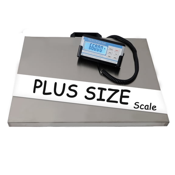 Extra Wide Heavy Duty Scale for Body Weight, 300kg/660 Lb Bariatric Scale w. Wall Mount External Digital Display