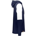 thumbnail image 4 of Holloway Sportswear S All-American Team Hoodie Navy Heather/White 222581, 4 of 5