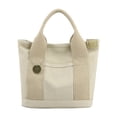 thumbnail image 1 of Bolso De Mano Con Múltiples Bolsillos Y Gran Capacidad, Bolso De Lona Para Mujer, Bolso Bandolera, Bolso Para El Hombro, Mochila Bento Para El Trabajo Diario Y Los Viajes, 1 of 2