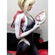 thumbnail image 5 of Disfraz de superhéroe del universo Spider man-Gwen, traje de Cosplay de lycra, mono de licra, estilo 3D, Zentai, disfraz de Halloween, Spiderman, 5 of 5
