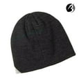 thumbnail image 2 of COORS LIGHT Men's Mountain Art Beanie Scull Cap Jacquard Charcoal Hat Toboggan, 2 of 4