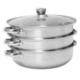 thumbnail image 3 of Stainless Steel Stock Pot - Large Capacity Thickened Soup & Steaming Pot with Dual Handles, 3 of 8