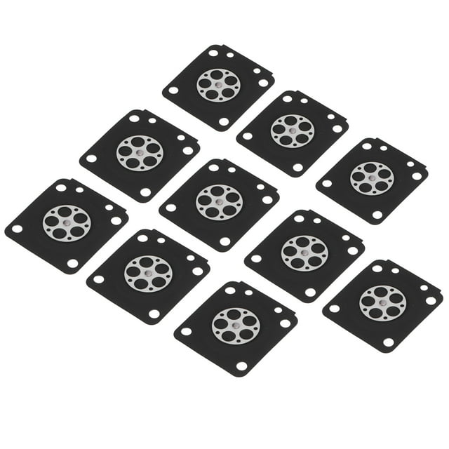Kit de juntas de carburador, 10 piezas/juego de juntas de diafragma de carburador, diafragma de carburador de motosierra, kit de diafragma de carburador, funcionalidad de alta precisión