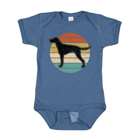 

Inktastic Vizsla Dog Retro Sunset Gift Baby Boy or Baby Girl Bodysuit