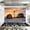 Color 4, variant on Kitchen Backsplash Peel and Stick Wall Murals Misty summer morning Eibsee lake German Alps Removable Mural 35.4"W x 23.6"H, Oil Proof Vinyl Wallpaper for Fireplace & Behind Stove