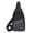 Gray, variant on Small Sling Bag for Women Men Sling Bag For Men Women Shoulder Backpack Chest Bags Daypack With Earphone Hole For Hiking Camping Outdoor Trip