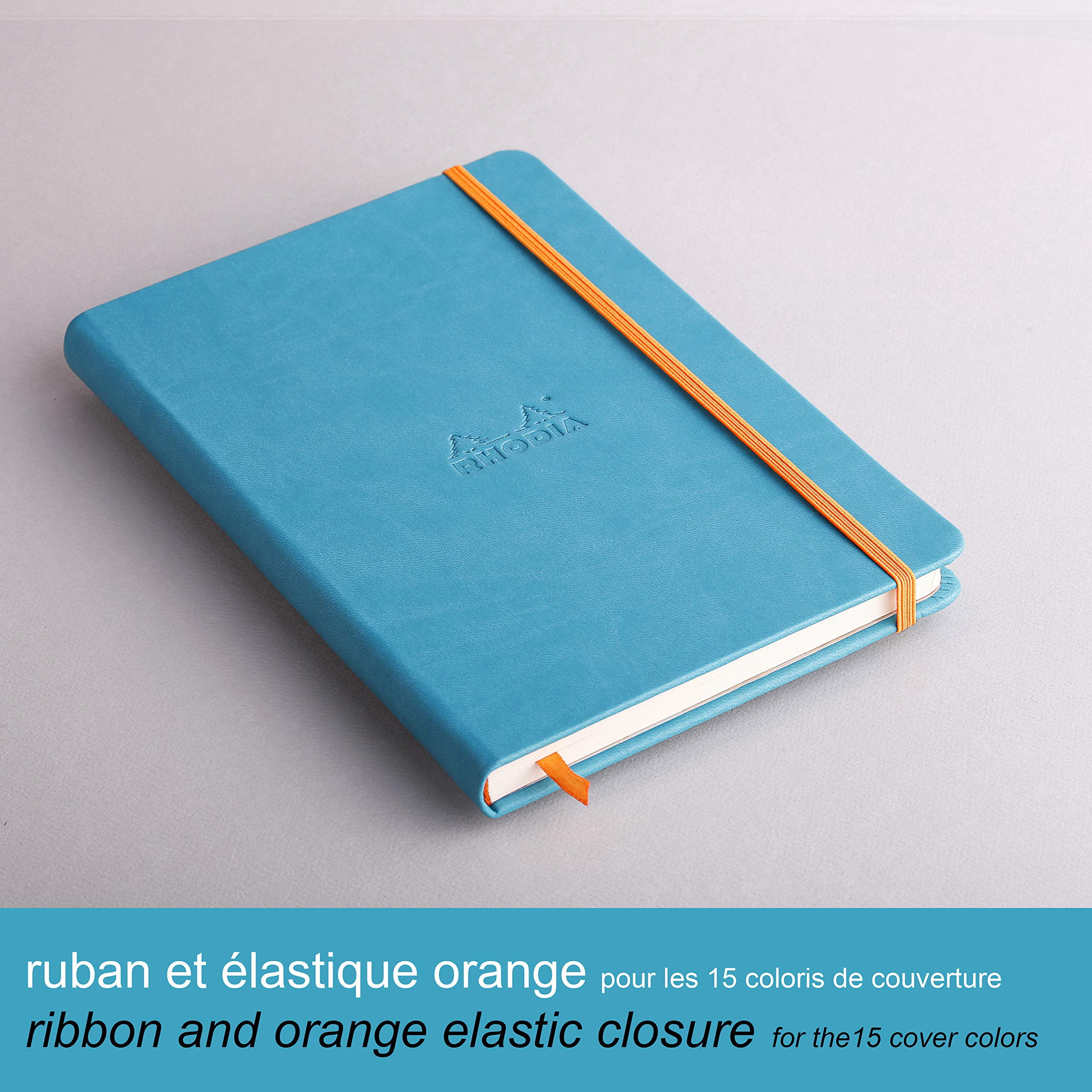 Rhodiarama Hardcover Notebook - Turquoise, A5