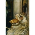thumbnail image 2 of Cecil van Haanen 18x24 Gold Ornate Framed and Double Matted Museum Art Print Titled - In the Church (1890), 2 of 4