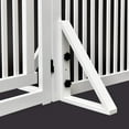 thumbnail image 6 of WELLAND Triangle Support Feet Set of 2 for 360 Degree Configurable Gate Collection, Solid Pine Wood, Easy to Install, 2 Pairs of Safety Fence Feet for Freestanding Pet Gates, White, 6 of 9