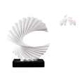 thumbnail image 1 of Escultura de olas,Escultura de ola Regalo moderno Oficina,Adorno de estatua abstracta artesanal para centro de mesa,Escultura de elefante,Esculturas de elefantes de resina para decoración del, 1 of 8