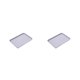 thumbnail image 1 of Moyic Bandeja rectangular de plástico multifuncional para diversos usos Bandeja de té rectangular de plástico Bandejas de cocina pequeñas pequeño gris 2Conjunto, 1 of 6